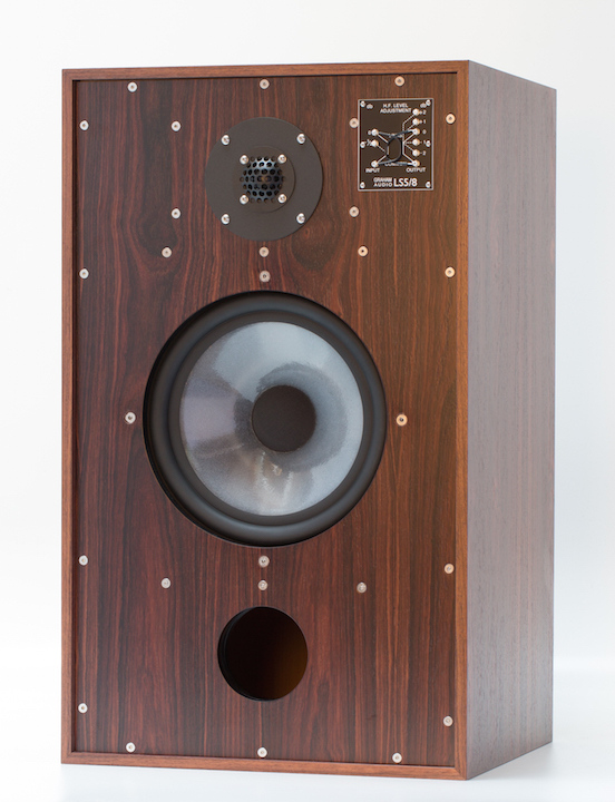 GRAHAM AUDIO LS5-8 ROSEWOOD FRONT WITHOUT GRILLE 0264 CROPPED WS