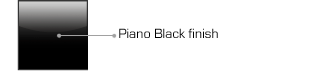 COLOUR PIANO BLACK